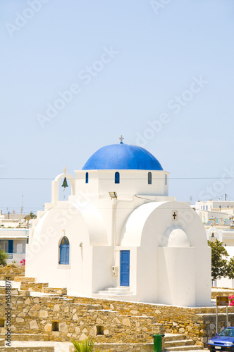 orthodox greek island church antiparos cyclades