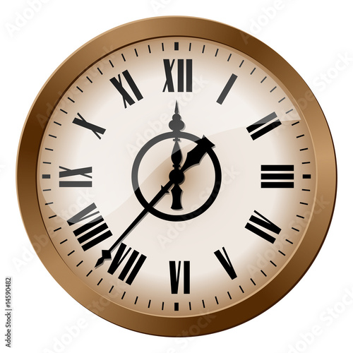Bilde på lerret old-fashioned clock