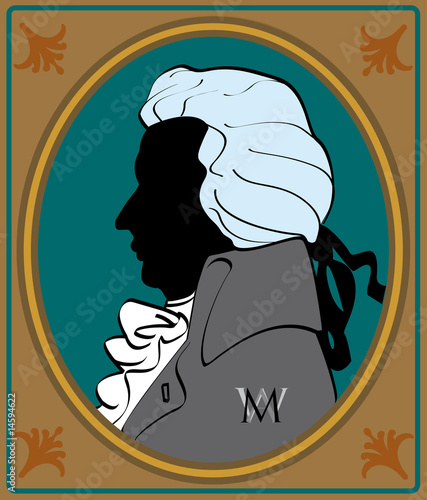 mozart silouhette