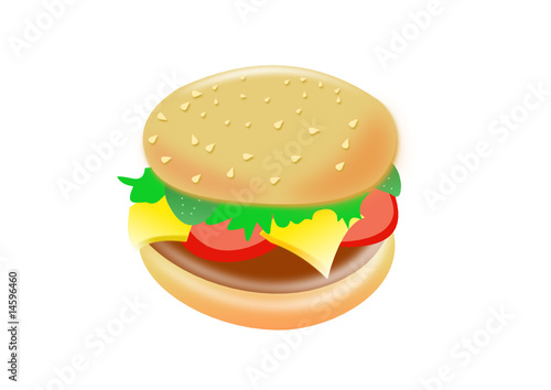 fast Food Hamburger