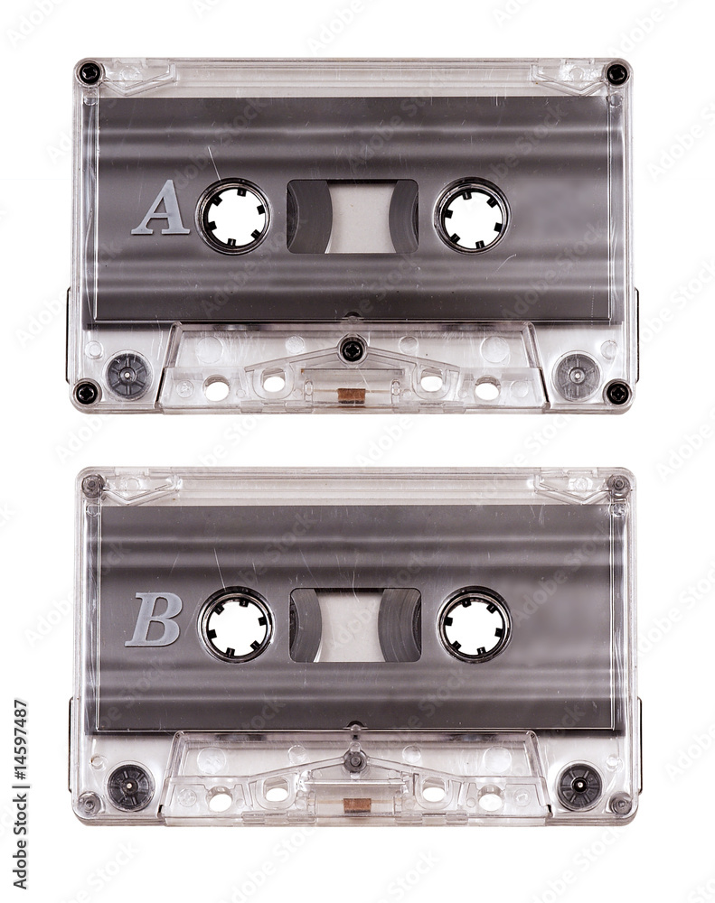 Naklejka premium audio cassette