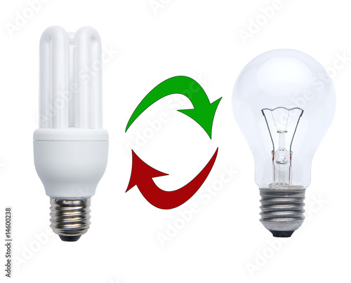 Austausch Glühbirne gegen Energiesparlampe