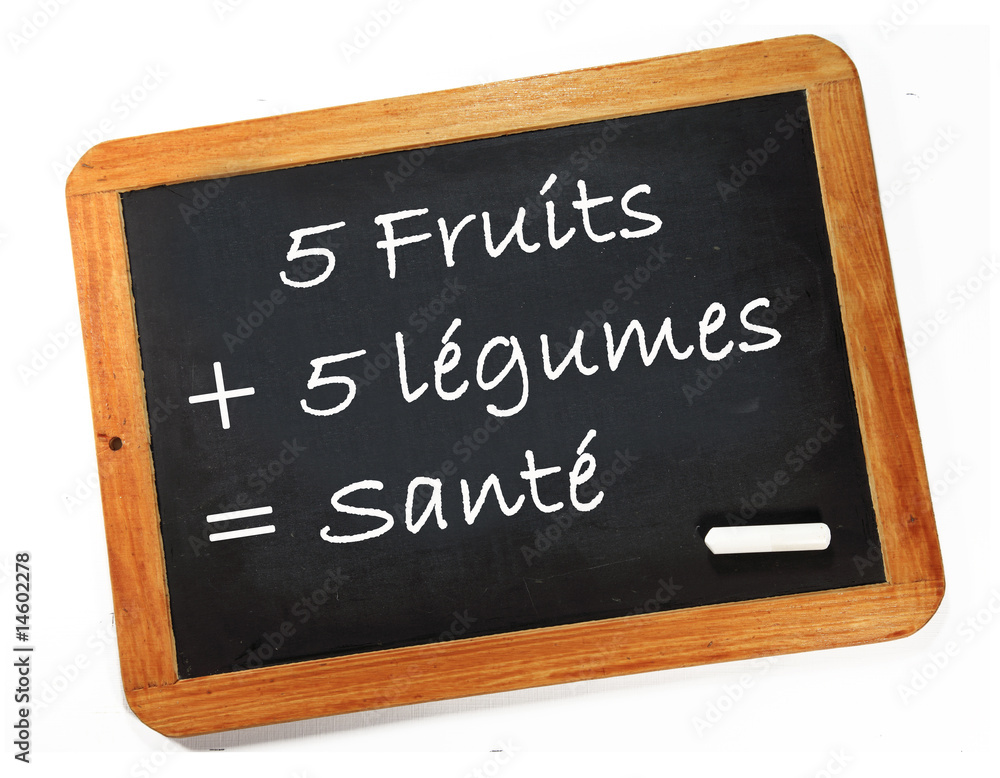 Obraz premium 5 fruits et légumes