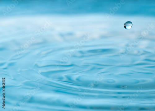 Single drop of water