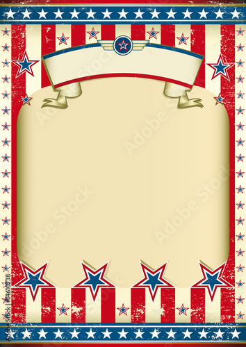 American flag background