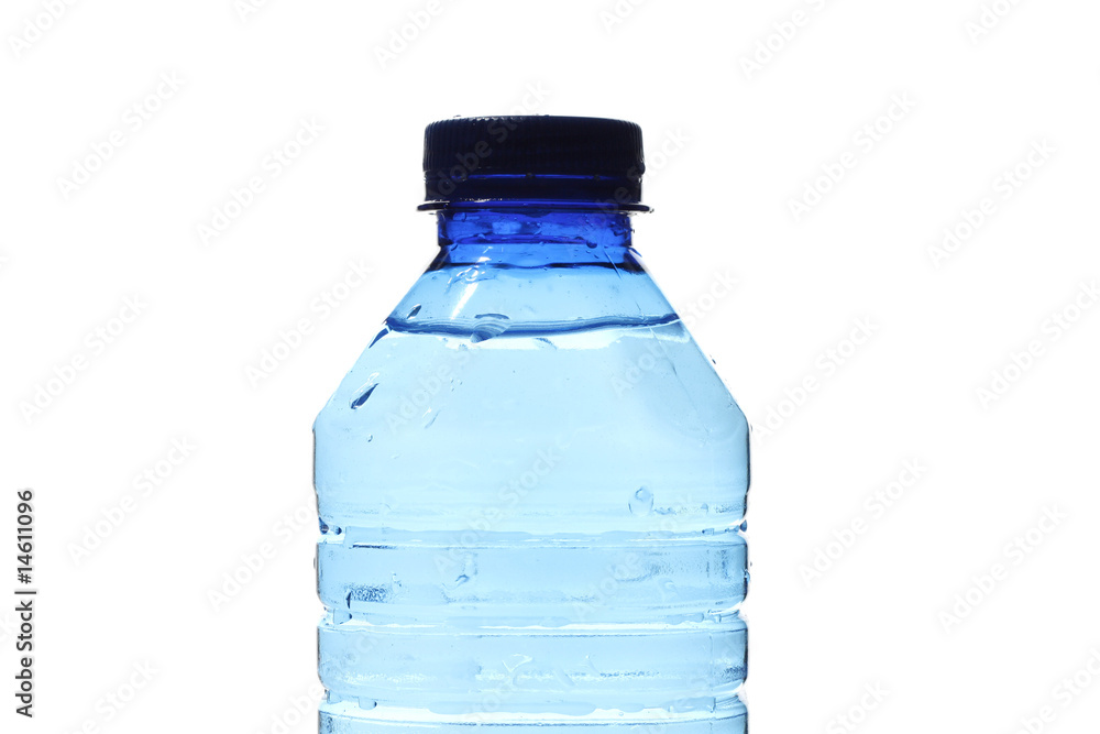 Naklejka premium Half water bottle
