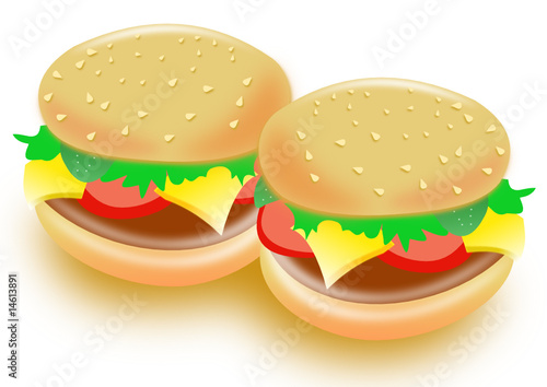 Fast Food 2 Hamburger
