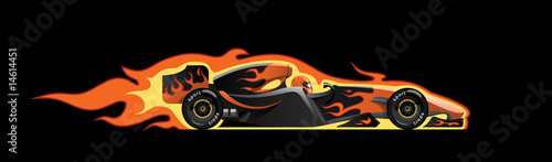 vector illustration of  formula 1