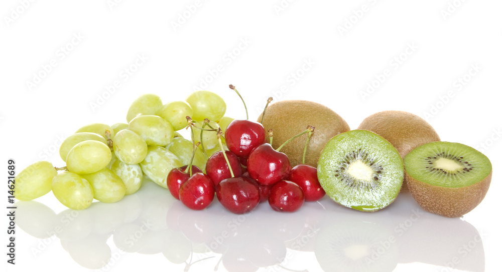 Grapes Cherries Kiwi Grapes Cherries Kiwi