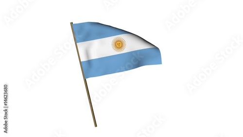 Fahne Argentinien photo