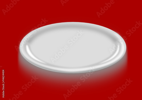 Teller für Essen