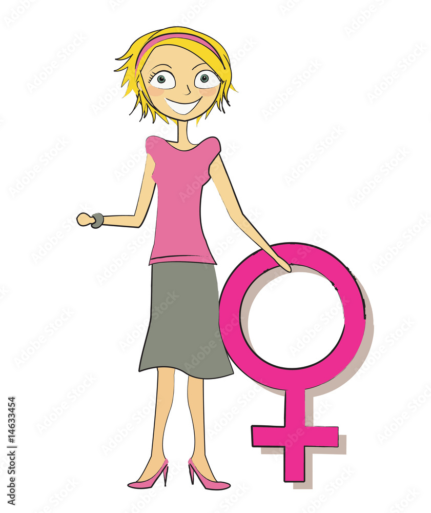 femme symbole clipart