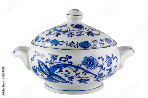 Εκτύπωση καμβά Chinaware isolated