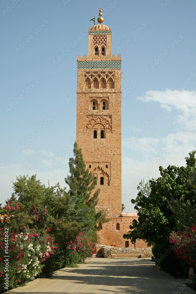 Fototapeta premium Marrakech : Minaret de la Koutoubia