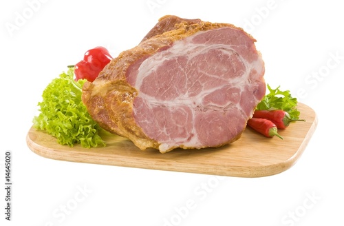 Smoked pork meat