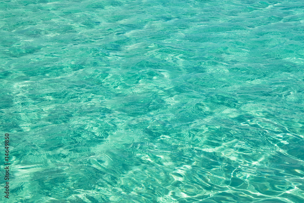 Lagon eau turquoise