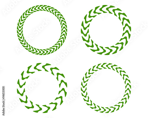 Grüne Kränze