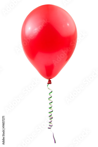 Balloon and streamer