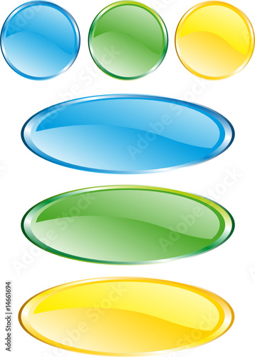 aqua buttons