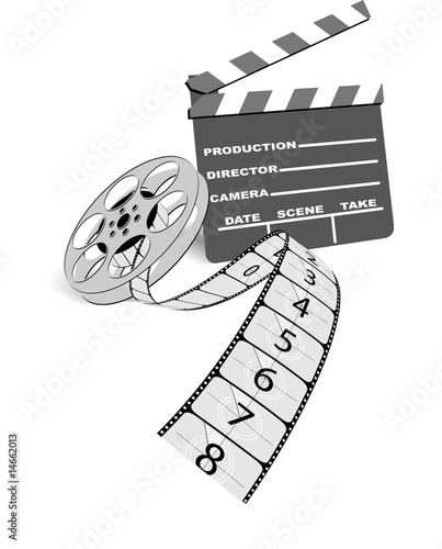 Filmrolle Filmklappe