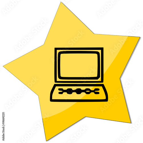 icon e-commerce, computer