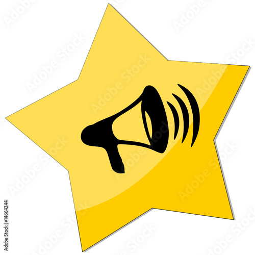 icon e-commerce, altoparlante