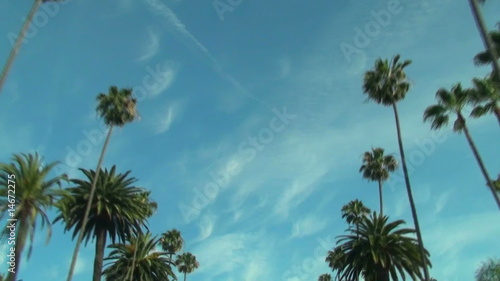 Driving through Beverly Hills on a clear day - HD