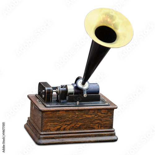 Photo edison phonograph