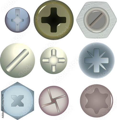 Screw heads