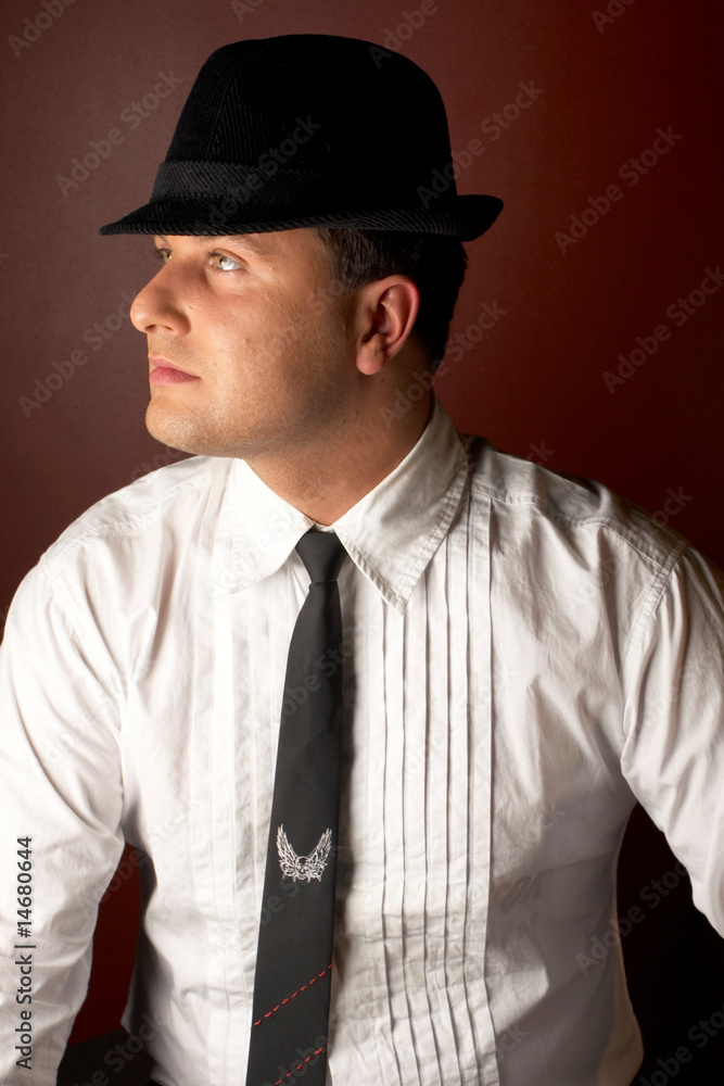 Guy in a trilby Guy in a trilby