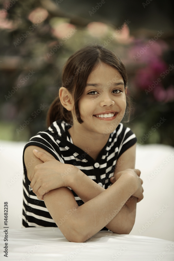 Portrait of a young girl Portrait of a young girl