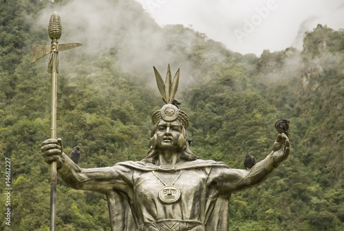 Inca God by Machu Picchu