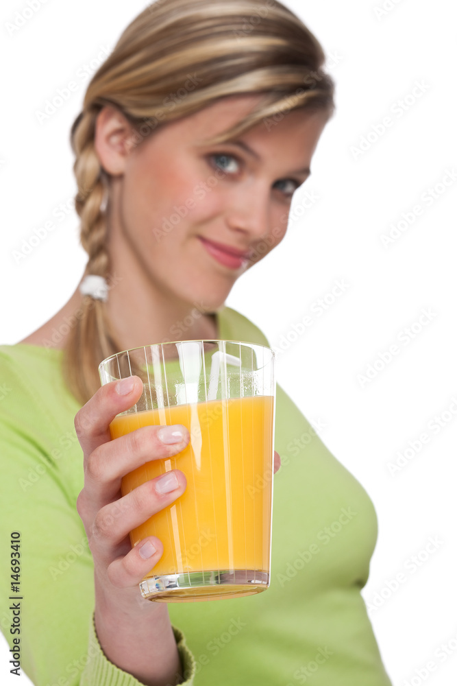 Healthy lifestyle series - Glass of orange juice Healthy lifestyle series - Glass of orange juice