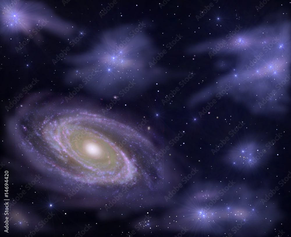 Naklejka premium Deep Sky