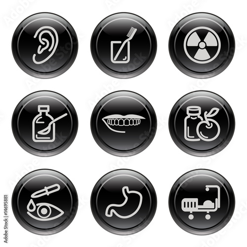 Black button for icon 15