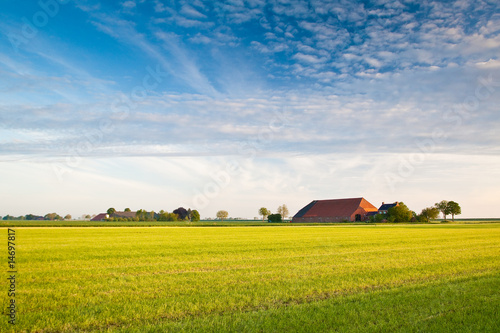 Fotografie Countryside with farm