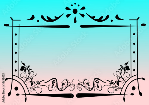 Ornamente und Rahmen als Design