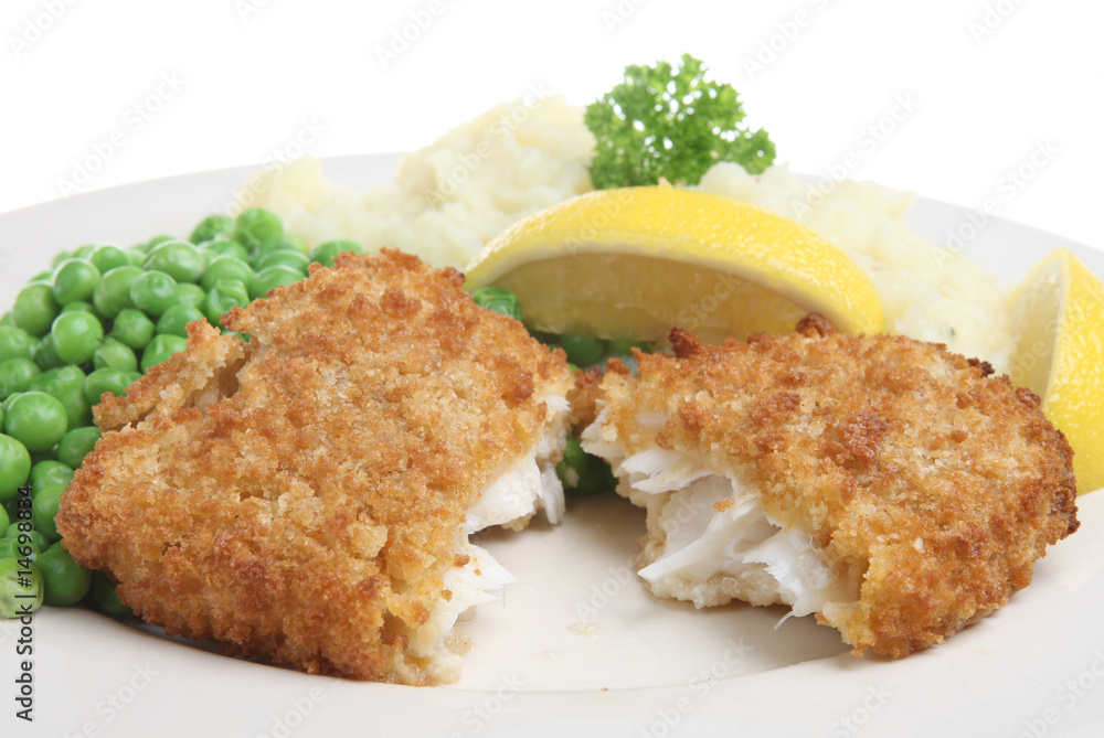 Fish, Peas & Mashed Potato Fish, Peas & Mashed Potato