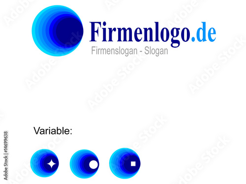 Firmenlogo Auge Blauverlauf