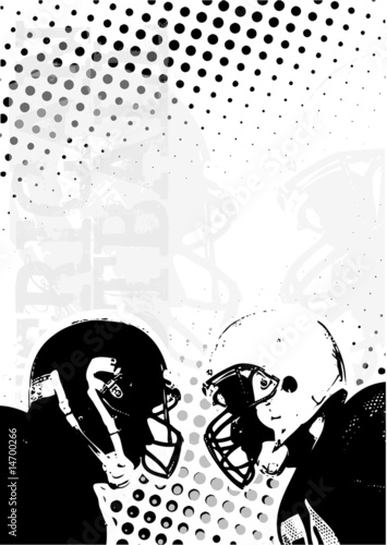 american football dots poster background