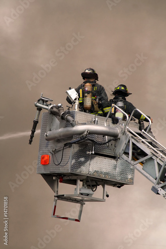 Firefighters in Bucket © xmasbaby