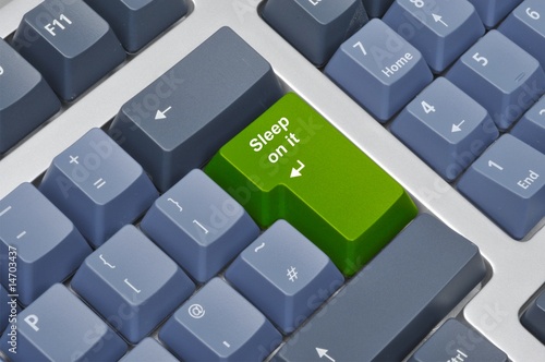 Keyboard sleep on it