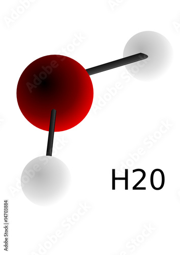 molécule d'eau photo