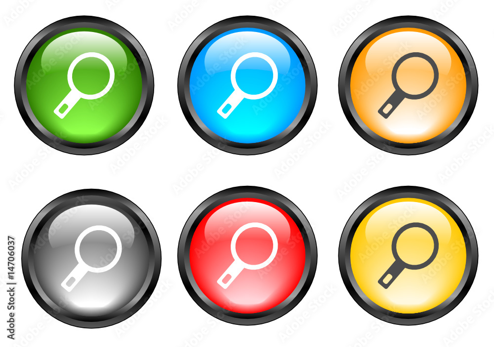 Internet shiny buttons. Vector illustration. Internet shiny buttons. Vector illustration.