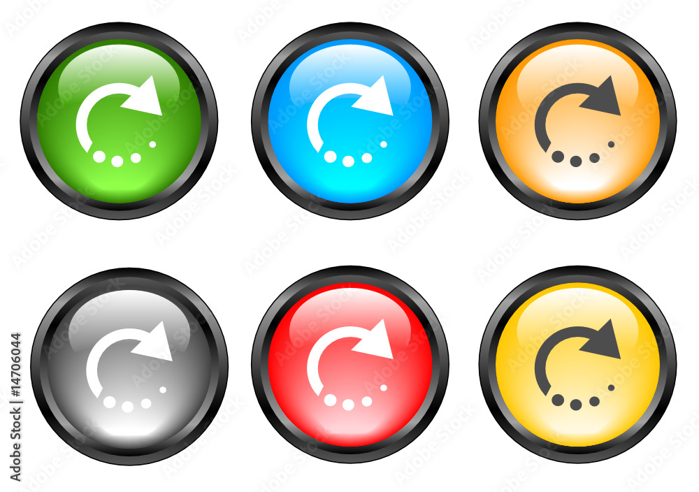Internet shiny buttons. Vector illustration. Internet shiny buttons. Vector illustration.