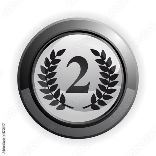 bouton médaille d'argent