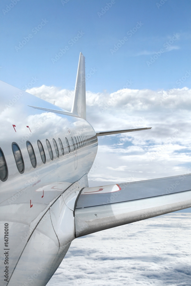 Fototapeta premium flying airplane