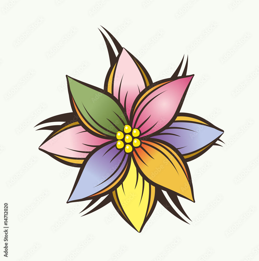 Fototapeta premium vector flower