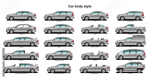 Car body style. photo