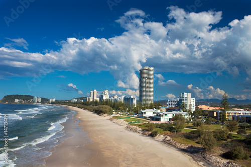 Burleigh heads beach, Gold Coast, Australia